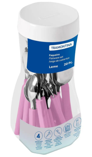 Faqueiro Tramontina Inox 20 Pecas Leme Lavanda 