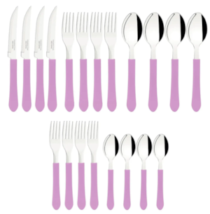 Faqueiro Tramontina Inox 20 Pecas Leme Lavanda 