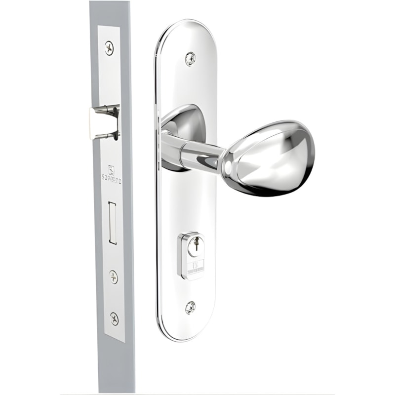 Fechadura Soprano Bora Golf Ext Cromado ESP43 40X53 PY53-fa614054-c330-4d0e-8eac-0f8eecb3151b