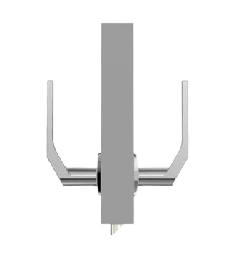 Fechadura Soprano Popline Reta Externo Cromado ESP26 40X53 PY45