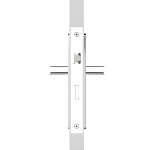 Fechadura Soprano Popline Reta para Banheiro Cromado ESP26 40x53