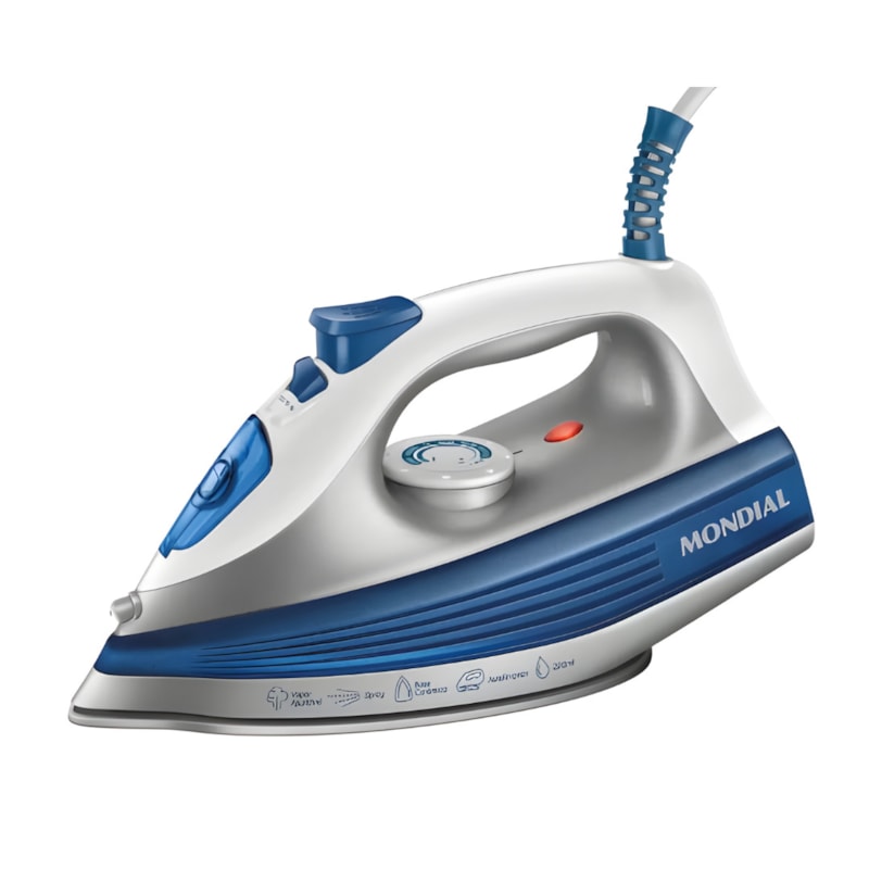 Ferro a Vapor Mondial FVN-01-BL 127V/60HZ Branco/Azul-b08b1cb0-0db5-4efe-954b-2e13a4707573