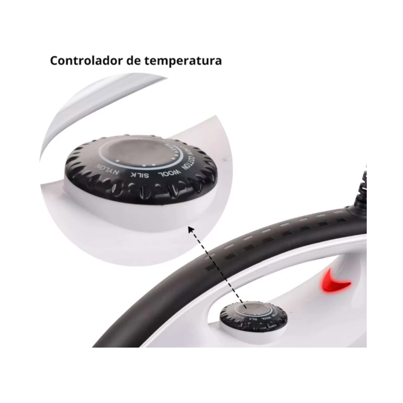 Ferro de Passar Amvox a Seco AF 1907 110V Preto/Branco