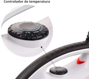 Ferro de Passar Amvox a Seco AF 1907 110V Preto/Branco