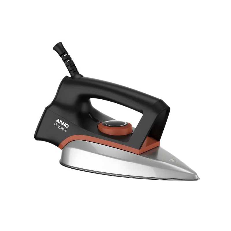 Ferro de Passar Arno a Seco Drygliss com Base Antiaderente 127V FS31 Preto/Derracota-172e9202-d90d-4129-ba7d-523a732fcf1f