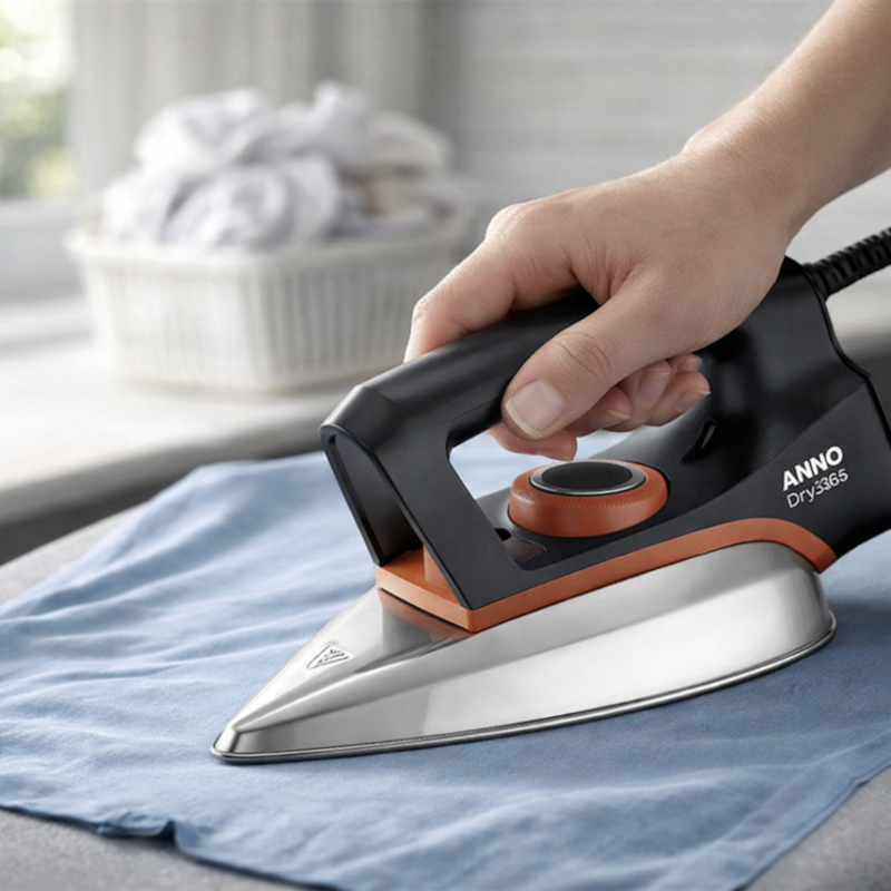 Ferro de Passar Arno a Seco Drygliss com Base Antiaderente 127V FS31 Preto/Derracota-82be0bad-5db5-491f-8e5f-a65d938807ed