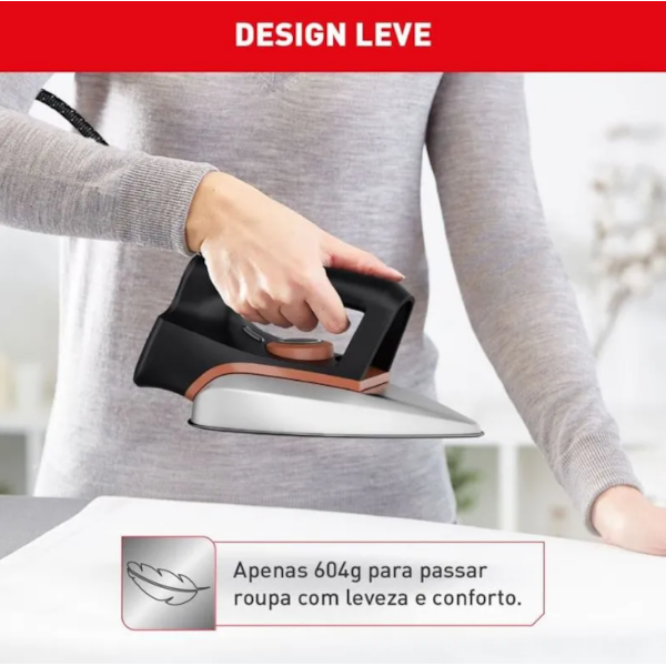 Ferro de Passar Arno a Seco Drygliss com Base Antiaderente 127V FS31 Preto/Derracota-d0758b3c-f64c-4208-9b81-0fe6db58e875