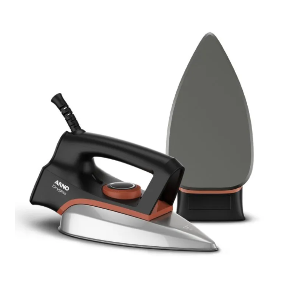 Ferro de Passar Arno a Seco Drygliss com Base Antiaderente 127V FS31 Preto/Derracota-9e33d5de-470e-4f09-b0e0-a26307de510f