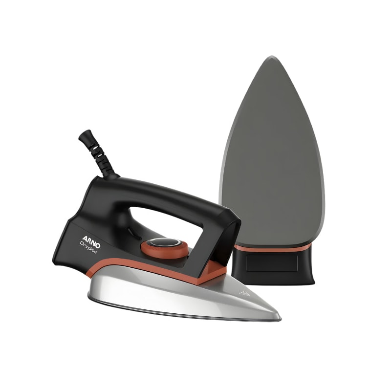 Ferro de Passar Arno a Seco Drygliss com Base Antiaderente 127V FS31 Preto/Derracota-88c63b3f-3406-45c9-aecd-1a8e9122131a