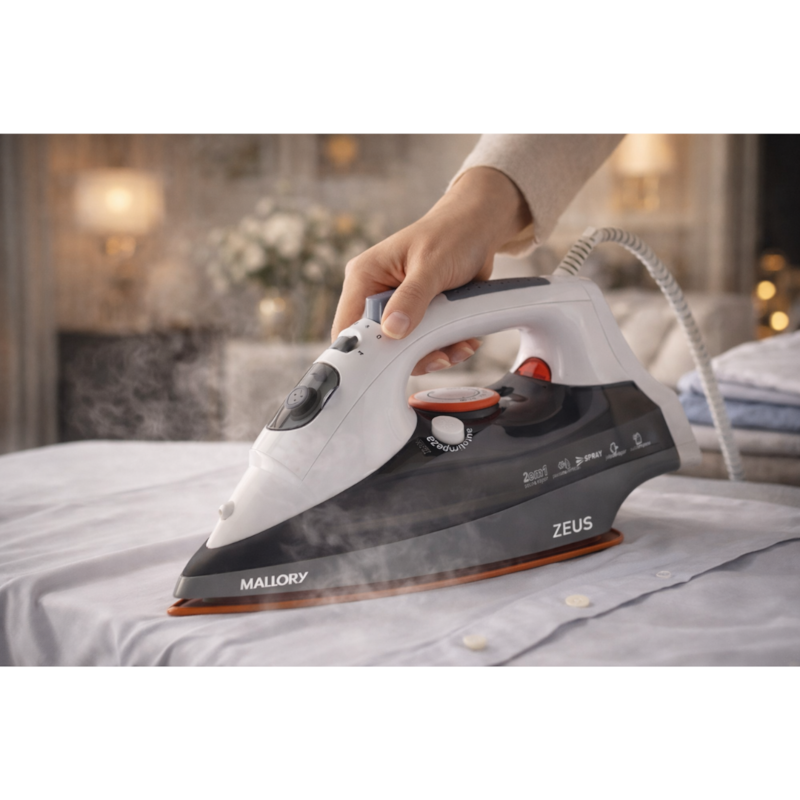 Ferro de Passar Mallory a Vapor e Seco Zeus 127v com Base em Ceramica-a9786333-08dd-48cb-8fb0-2d0a580774a2