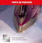 Ferro Passar Arno FPO1 Powergliss Grey/Purple FV2834B3 127V