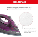 Ferro Passar Arno FPO1 Powergliss Grey/Purple FV2834B3 127V