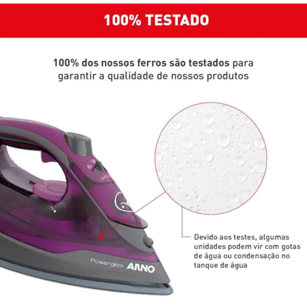 Ferro Passar Arno FPO1 Powergliss Grey/Purple FV2834B3 127V-3b44db25-664d-4b13-a6b6-895e06baaef4