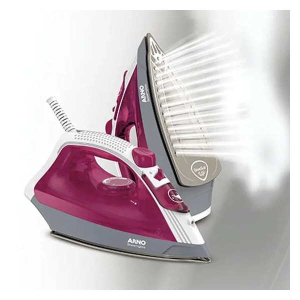 Ferro Passar Arno Steamgliss Ceramica FSGC 127v Rosa-bc4867f3-f137-4231-a74c-74b8a7f2137f