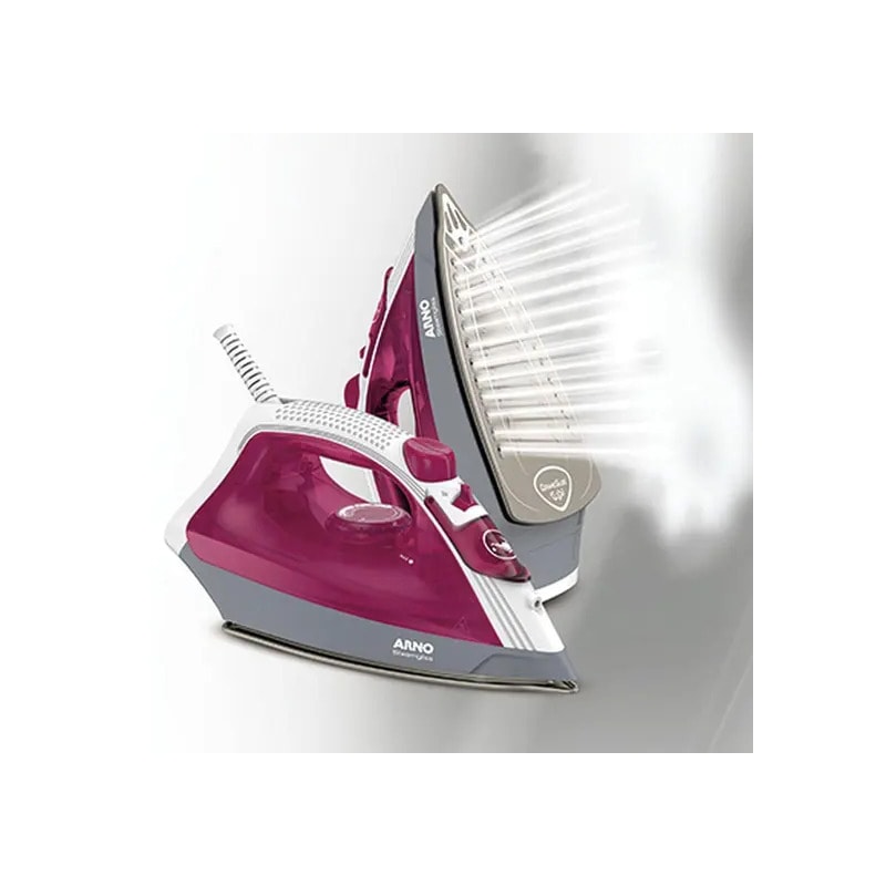 Ferro Passar Arno Steamgliss Ceramica FSGC 127v Rosa