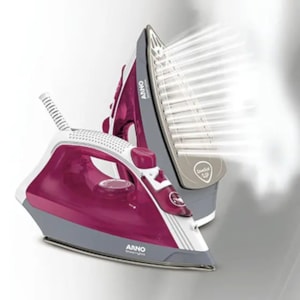 Ferro Passar Arno Steamgliss Ceramica FSGC 127v Rosa