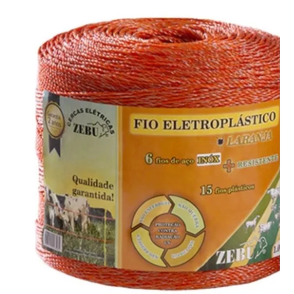 Fio Eletroplasticos Zebu 500M Laranja -d8580c5b-321e-488c-84a1-6d287eb4bc90
