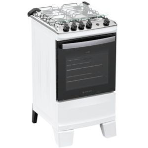 Fogao Atlas Agile Mesa De Inox 4 Bocas Branco