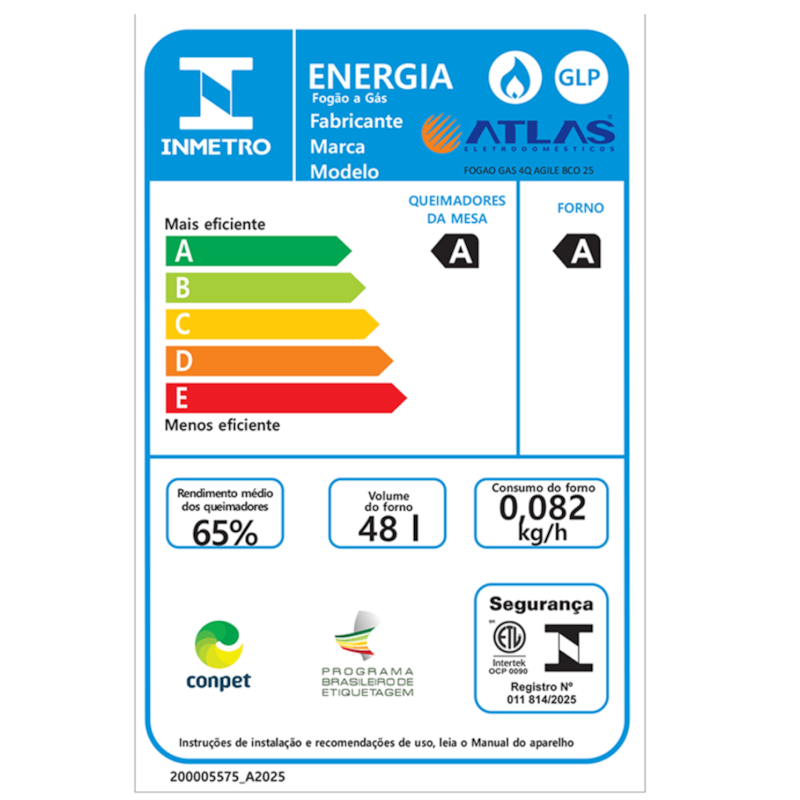 Fogao Atlas Agile Mesa De Inox 4 Bocas Branco-ed6c693e-8597-4e8d-aebf-dad31945a869