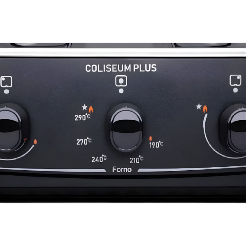 Fogão Atlas Coliseum Plus 4 Bocas Inox Preto-783d663f-167b-49cb-9c0c-ddb9c0fe6380