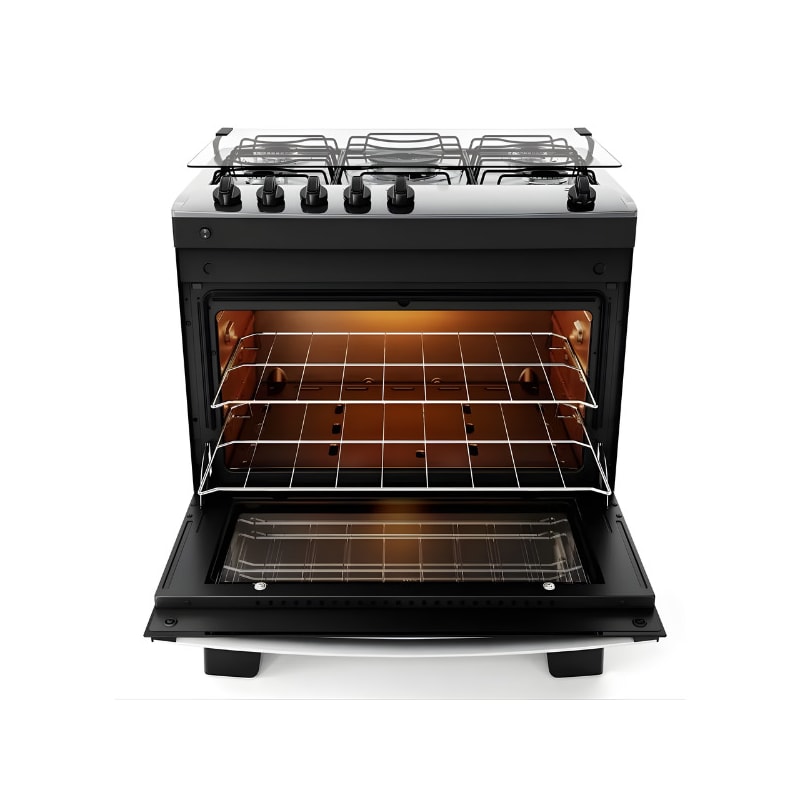 Fogao Atlas com Mesa de Inox Agile 5 Bocas com Acendimento Automatico Preto-a8bff883-f462-4e1f-a14d-d50b6f789526