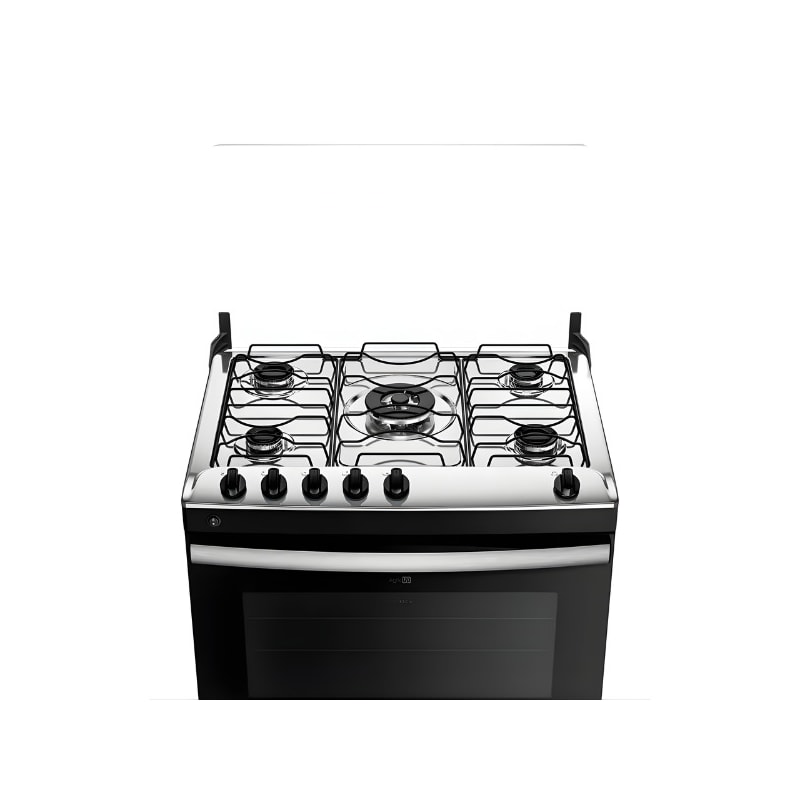 Fogao Atlas com Mesa de Inox Agile 5 Bocas com Acendimento Automatico Preto-1d035692-39a6-4e3e-92e2-e04301c5f3d7