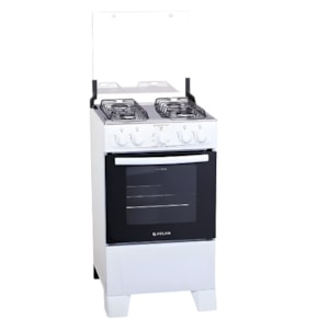 Fogão Atlas com Mesa de Inox Coliseum Plus 4 Bocas com Acendimento Manual Branco