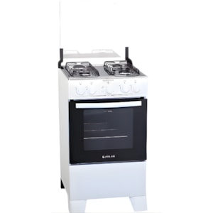 Fogão Atlas com Mesa de Inox Coliseum Plus 4 Bocas com Acendimento Manual Branco