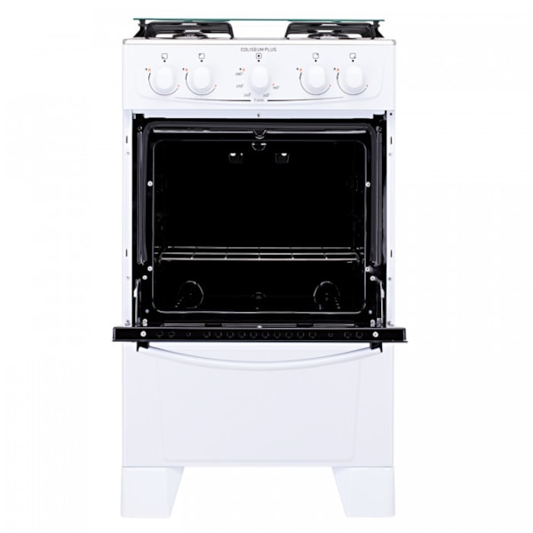 Fogão Atlas com Mesa de Inox Coliseum Plus 4 Bocas com Acendimento Manual Branco-426551bb-120f-424b-99d5-18fc644e4378