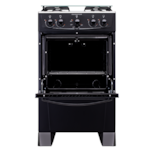 Fogao Atlas com Mesa de Inox Coliseum Plus 4 Bocas com Acendimento Manual Preto