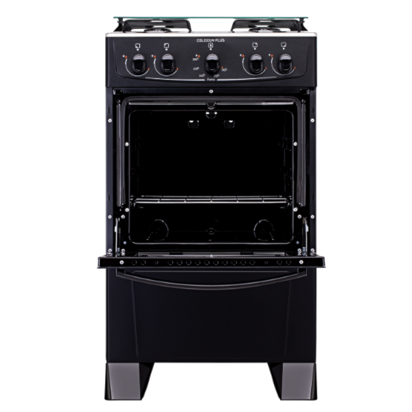 Fogao Atlas com Mesa de Inox Coliseum Plus 4 Bocas com Acendimento Manual Preto-131b05cc-f45d-46b0-a554-4f2cb6498234