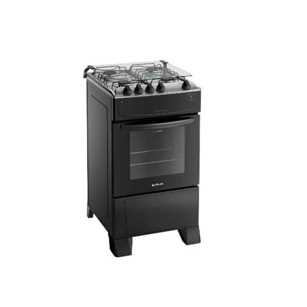 Fogao Atlas com Mesa de Inox Monaco Top 4 Bocas Acendimento Automatico Preto-8eef4c0d-5f26-47a7-8f8e-7827d7b92f50
