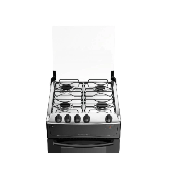 Fogao Atlas com Mesa de Inox Monaco Top 4 Bocas Acendimento Automatico Preto-e63ba36a-e503-4159-ad37-075b960602e3