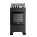 Fogao Atlas com Mesa de Inox Monaco Top 4 Bocas Acendimento Automatico Preto-b5eabded-832e-4131-aa57-21bbbb0cd994