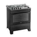 Fogao Atlas com Mesa de Inox Monaco Top 5 Bocas com Acendimento Automatico Preto-dc7891ed-521b-4755-a44a-b7f593c69ab8
