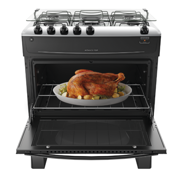 Fogao Atlas com Mesa de Inox Monaco Top 5 Bocas com Acendimento Automatico Preto-2baddaf0-5fca-46a7-bdd3-56fe7cd121f2