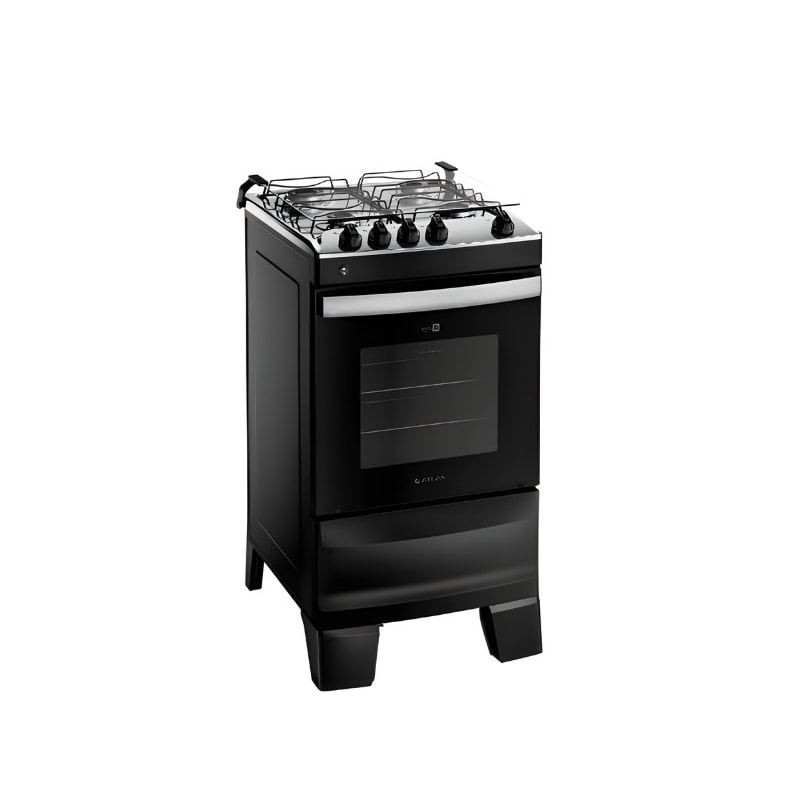 Fogao Atlas Mesa de Inox Agile 4 Bocas Acendimento Automatico Preto-6fd16208-9ef4-414f-8207-5bd094d08f0d