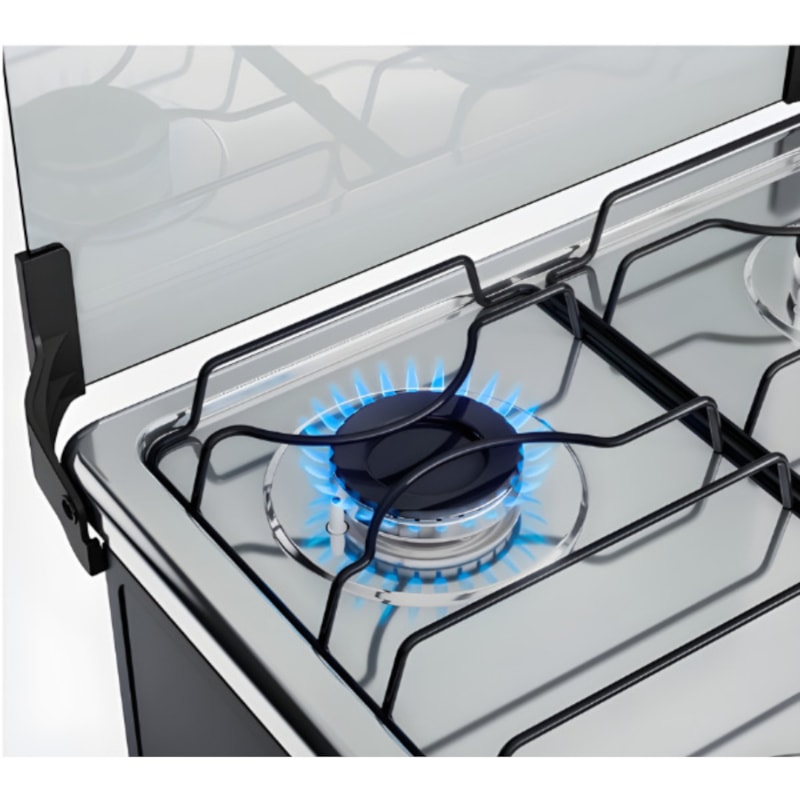 Fogao Atlas Mesa de Inox Agile 4 Bocas Acendimento Automatico Preto-625eee5c-584f-41f7-a1a1-3ccc460bd307