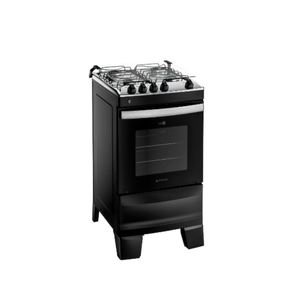 Fogao Atlas Mesa de Inox Agile 4 Bocas Acendimento Automatico Preto-52b4d553-94ac-42e9-8ec5-72c9e6f2a1bb