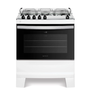 Fogao Atlas Mesa de Inox Agile com 5 Bocas Acendimento Automatico Branco