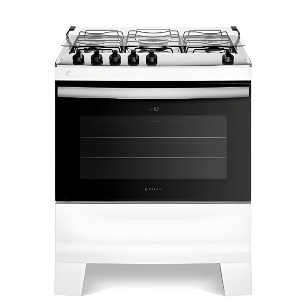 Fogao Atlas Mesa de Inox Agile com 5 Bocas Acendimento Automatico Branco-74415399-4ed1-4546-9898-88527b5f02c1