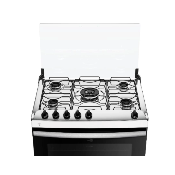 Fogao Atlas Mesa de Inox Agile com 5 Bocas Acendimento Automatico Branco-49ba101a-61a4-4d0f-8eb1-f7e8414a31b4