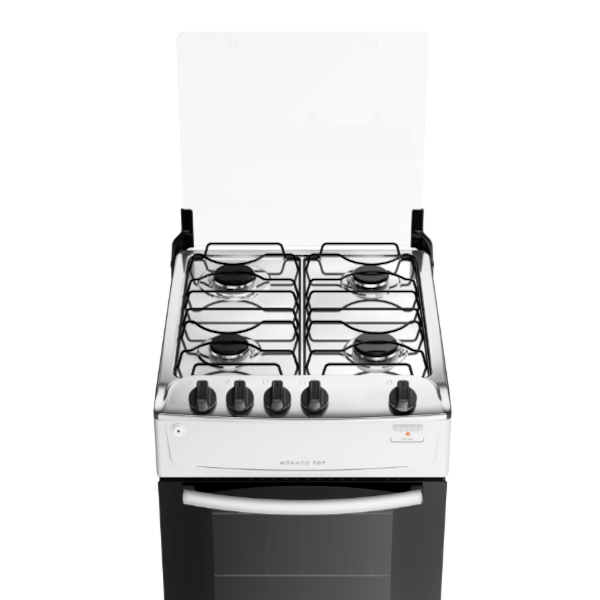 Fogao Atlas Mesa de Inox Monaco Top 4 Bocas Acentimento Automatico Branco-b9b03d32-c5ce-4c3f-adf2-dbdf3543ab6f