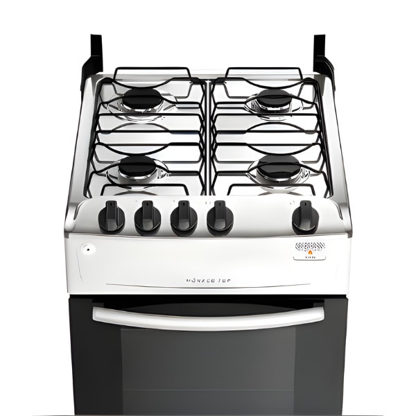 Fogao Atlas Mesa de Inox Monaco Top 4 Bocas Acentimento Automatico Branco-58ffe8d6-ab22-426f-b370-ca617f28afb3