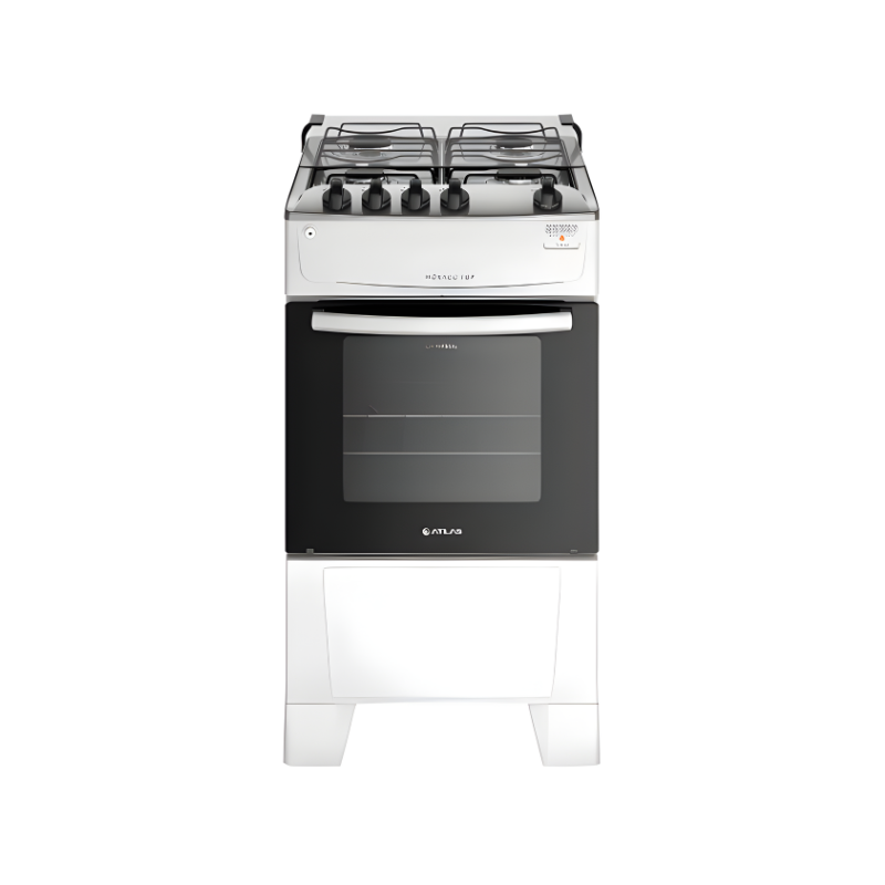 Fogao Atlas Mesa de Inox Monaco Top 4 Bocas Acentimento Automatico Branco-9ee40a06-cb39-4c8f-abd2-ac9adfd28ca6