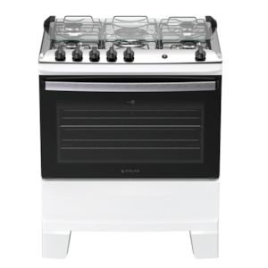Fogao Atlas Mesa Inox Agile 5 Bocas Acendimento Automatico Branco