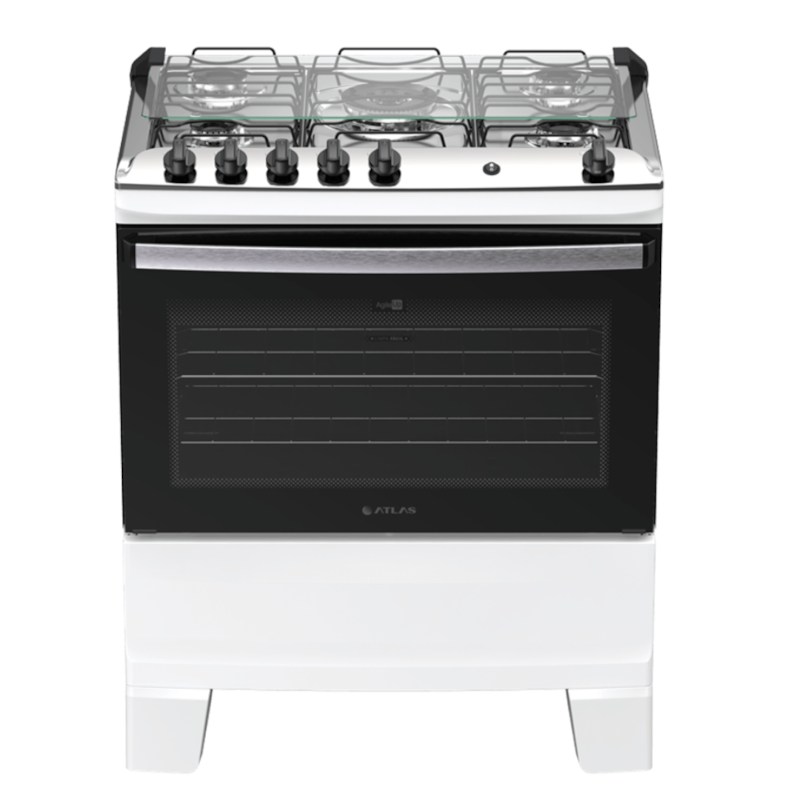 Fogao Atlas Mesa Inox Agile 5 Bocas Acendimento Automatico Branco-aa03a9d9-99a8-413d-a18e-ecbcb1bc1312