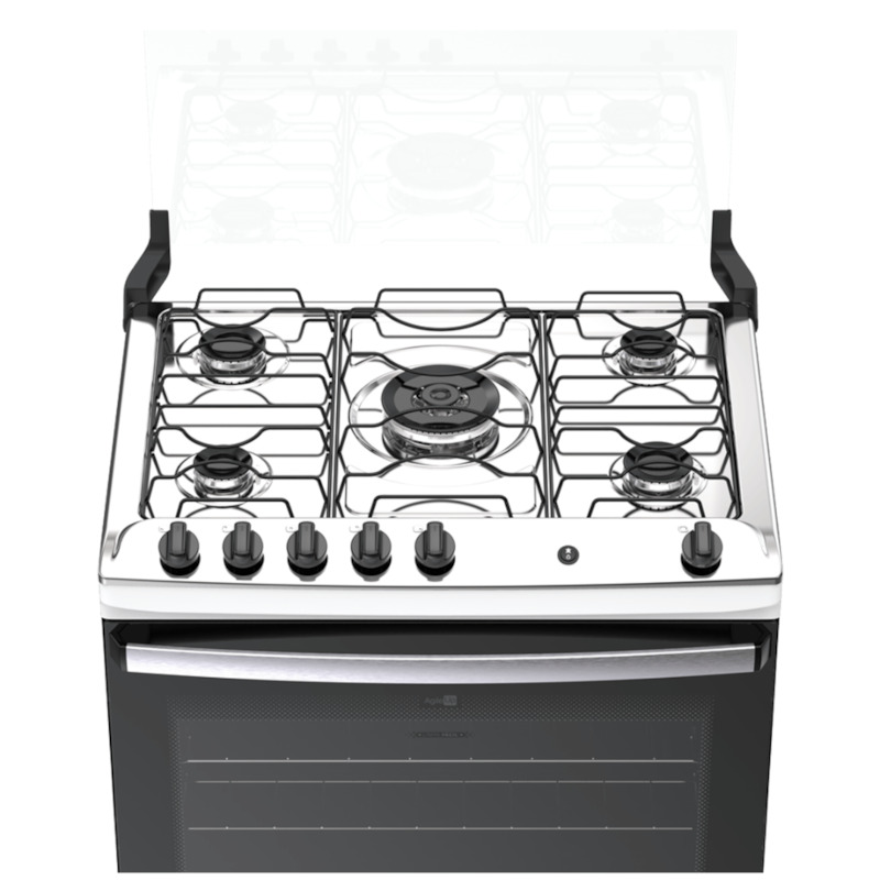 Fogao Atlas Mesa Inox Agile 5 Bocas Acendimento Automatico Branco-1b8e9bea-4d8f-47b4-993a-d6fa8357de53