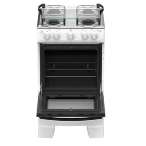 Fogao Atlas Mesa Inox Monaco PLUS 4 Bocas Acendimento Automatico Branco