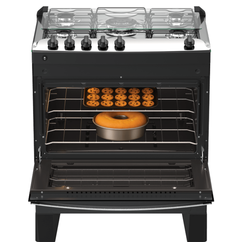 Fogão Atlas Milão Fast 5 Bocas Mesa Inox Acendimento Automático Bivolt Preto-fcbd580a-5b13-4eb4-b12f-4a231f0c2510